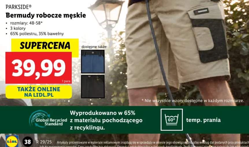 spodenki robocze