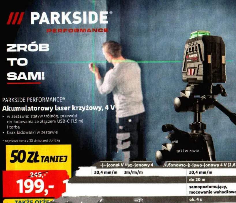 laser krzyżowy