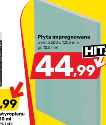 płyta gipsowa wewnętrzna