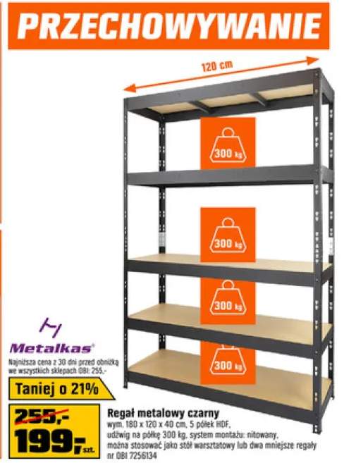 regał metalowy