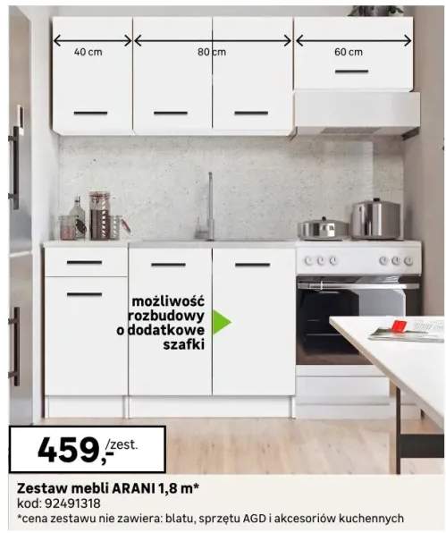 Zestaw mebli ARANI 1,8 m