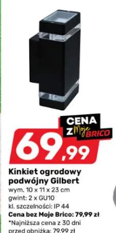 kinkiet ogrodowy