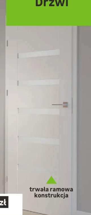 Drzwi wewnętrzne pokojowe Etna Białe 80 Prawe ARTENS