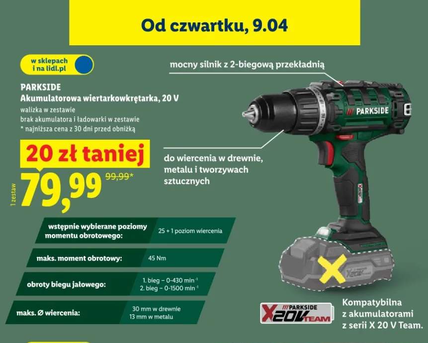 wiertarko-wkrętarka akumulatorowa