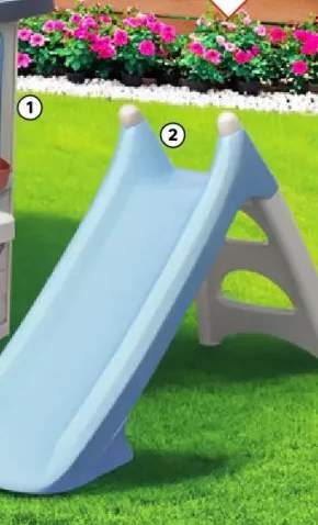 Zjeżdżalnia plastikowa Life 90 cm niebieska Smoby