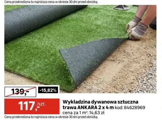 Sztuczna trawa Ankara 2 x 4 m