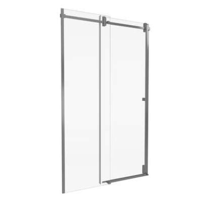 Drzwi prysznicowe przesuwne Titanium chromowane 100x200 cm Durasan