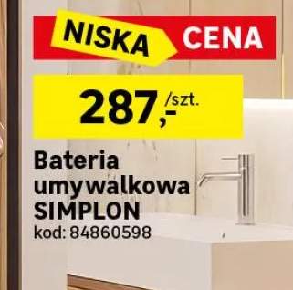 Bateria umywalkowa chrom Simplon Omnires