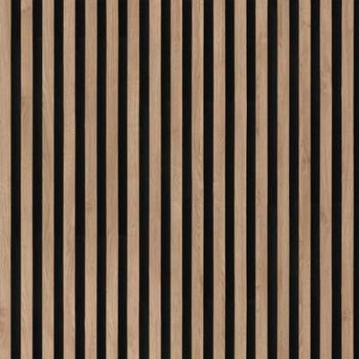 Panele ścienne 3D Lamel na czarnym filcu 270x25 cm Camargue 5 lameli