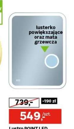 Lustro z wbudowanym oświetleniem Point  60 x 80 Venti