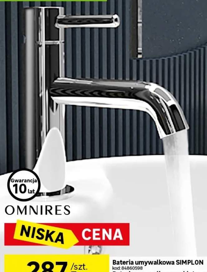 Bateria umywalkowa chrom Simplon Omnires