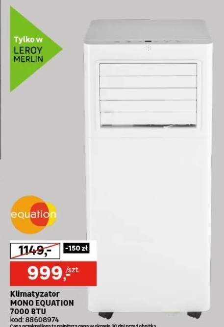 Klimatyzator Mono 7000 BTU Equation