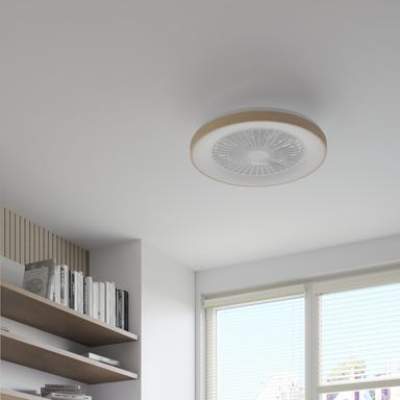 Lampowentylator Estepa śr. 58 cm RGB 7650 lm LED Inspire