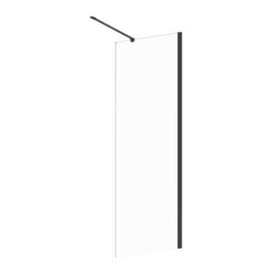 Kabina Walk-in Remix 70 x 200 cm czarna Sensea