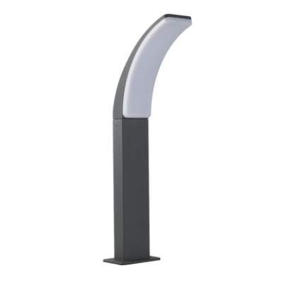 Lampa ogrodowa zewnętrzna słupek Lakko 1500 lm szara 56 cm IP44 LED Inspire
