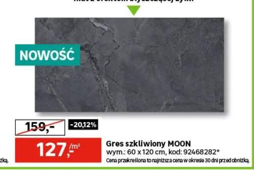 Gres szkliwiony Moon Carving 60x120 Ecoceramic