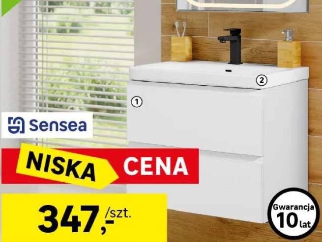 Szafka pod umywalkę Remix Biały Mat 60 Sensea