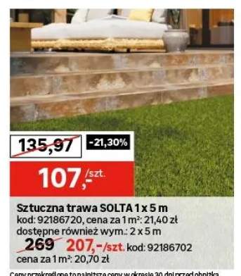 Sztuczna trawa Solta 1 x 5 m Naterial