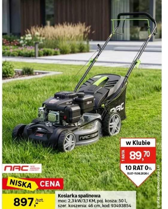 Kosiarka spalinowa NAC LS46-139L-S-L-JR 46 cm 2.3kW 139 cm³