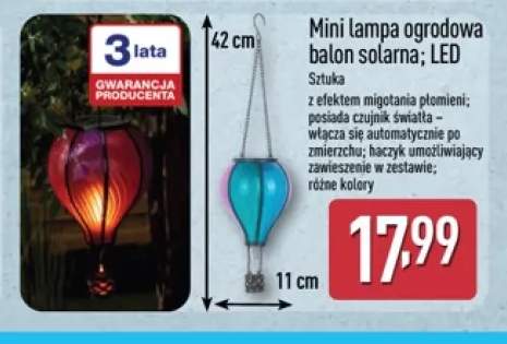 lampa ogrodowa