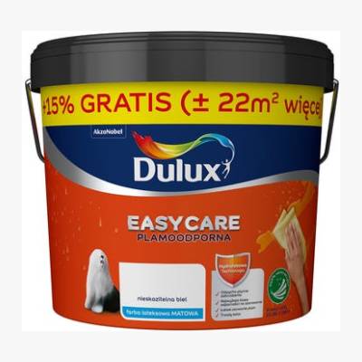 Farba Dulux Easycare plamoodporna biała 10.35 l