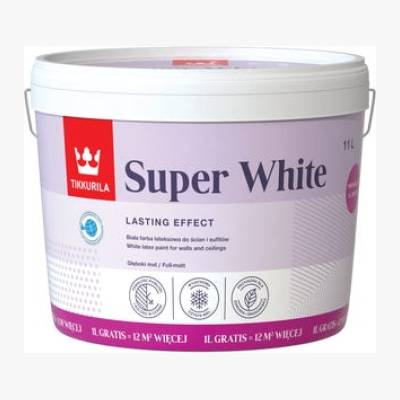 Farba Tikkurila Super White 10 l + 10% gratis