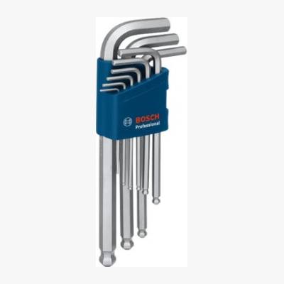 Klucze imbusowe Hex 9 sztuk Bosch Professional