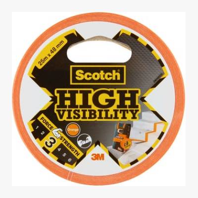 Taśma naprawcza Scotch® High Visibility 8 mm x 25 m pomarańczowa
