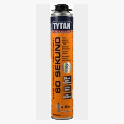 Klej uniwersalny poliuretanowy 60 SEKUND 750 ml Tytan Professional