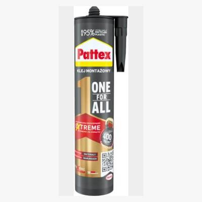 Klej montażowy ONE FOR ALL 440 g błyskawiczna przyczepność PATTEX