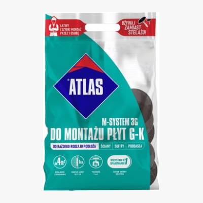 Zestaw łączników do montażu płyt g-k M-SYSTEM 3G L50 Atlas