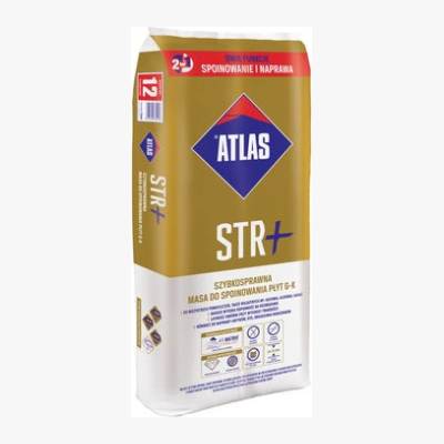 Szybkosprawna masa do spoinowania płyt g-k ATLAS STR+ 20 kg