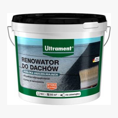 Renowator do dachów czarny 10 litrów Ultrament