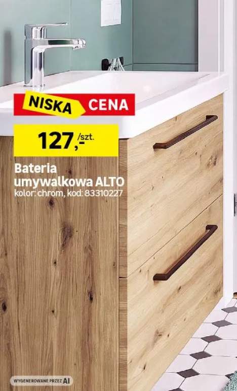 Bateria umywalkowa Alto