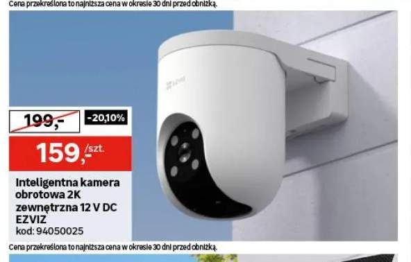 Inteligentna kamera obrotowa 2K zewnętrzna Ezviz