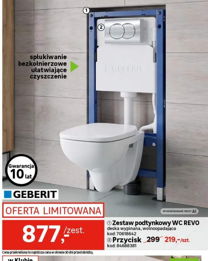 Zestaw podtynkowy Wc Revo Geberit +1 wariant
