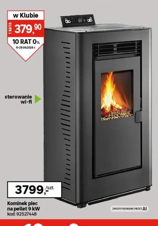 Kominek piec na pellet