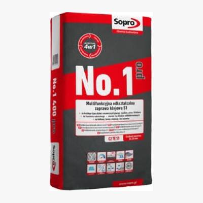 Zaprawa klejowa NO1 PRO S1 22.5 KG SOPRO