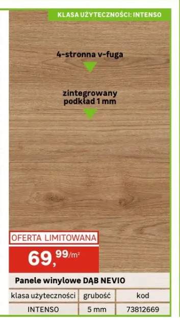 Panele winylowe Dąb Nevio