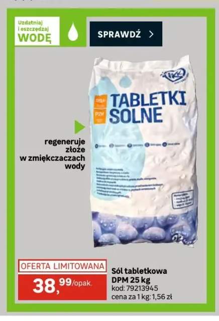 Sól tabletkowa DPM 25 kg