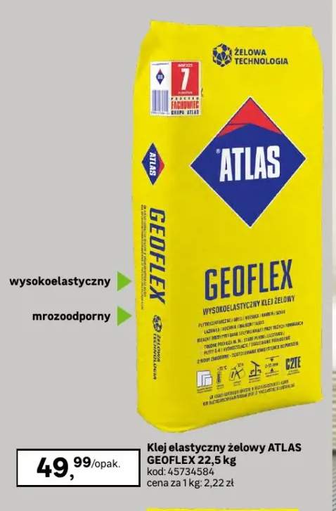 Klej elastyczny żelowy Atlas Geoflex