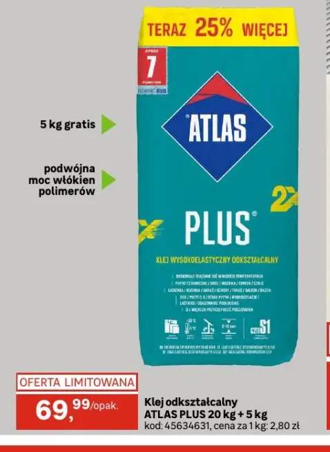 Klej odkształcalny Atlas Plus