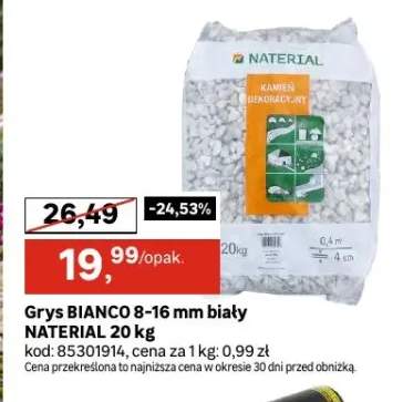 Grys Bianco 8-16 mm biały Naterial